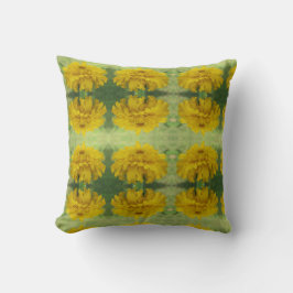 イエローマリゴールド – フローラ装飾用クッション クッション