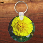 イエローマリゴールドKeychain キーホルダー (正面)