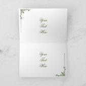 イエローマンダラフラワー折り畳みハッピーバースデーカード カード (内部)