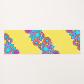 イエローマンダラヨガマット ヨガマット (裏面(横))