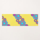 イエローマンダラヨガマット ヨガマット (正面(横))