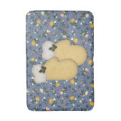 イエローミッテンスクリスマスバスマット バスマット (正面縦)