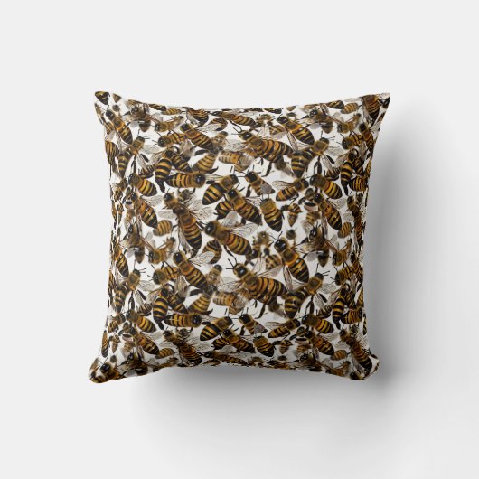 イエローミツバチ クッション (裏面)