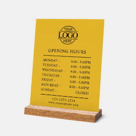 イエローミニマエレガントリスト | 営業時間 アクリルサイン