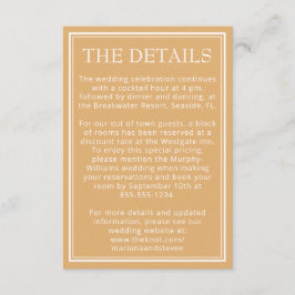 イエローミニマモダンリス結婚ト エンクロージャーカード