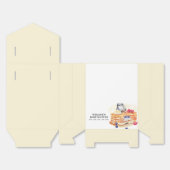 イエローミルクベリーパンケーキブランチ赤ちゃんシャワー フェイバーボックス (見開き)