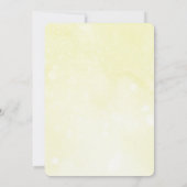 イエロームーンスターズオベビーニュートラルシャワー 招待状 (裏面)