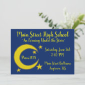 イエロームーンスターズナイトスカイプロムガラダンス 招待状 (スタンド正面)