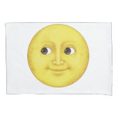 イエロームーン – 絵文字 枕カバー (正面)