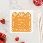 イエローメキシコパペルピカド スタンダードカクテルナプキン (インサイチュ)