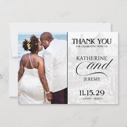 イエローメキシコ旅券 サンキューカード (正面)