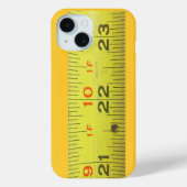 イエローメタルテープメジャー Case-Mate iPhoneケース (裏面)