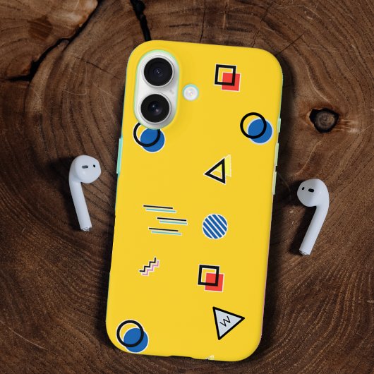 イエローメンフィスモノグラムケースメイトiPhoneケース Case-Mate iPhoneケース