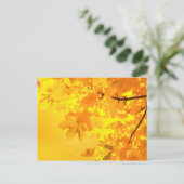 イエローメープルはがき ポストカード (スタンド正面)