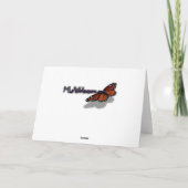 イエローメープルツリーズオータム自然 サンキューカード (裏面)