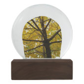 イエローメープルツリーズオータム自然 スノーグローブ (裏面)