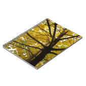 イエローメープルツリーズオータム自然 ノートブック (左側)