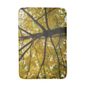 イエローメープルツリーズオータム自然 バスマット (正面縦)