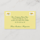 イエローモスーキッドインサンシャインビジネスカード 名刺 (裏面)