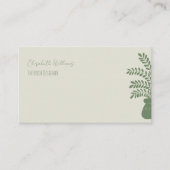 イエローモダンインテリアデコレータ名刺 名刺 (正面)