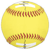 イエローモノグラム名 ソフトボール (裏面)