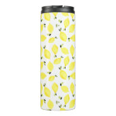 イエローモノグラム+水彩の名前レモンパターン タンブラー (裏面)