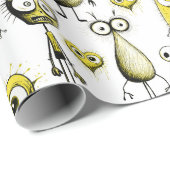 イエローモンスターズ ラッピングペーパー (ロールコーナー)