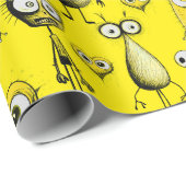 イエローモンスターズ ラッピングペーパー (ロールコーナー)