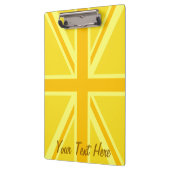 イエローユニオンジャック英国国旗の背景 クリップボード (左)
