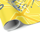 イエローユニオンジャック英国国旗の背景 ラッピングペーパー (ロールコーナー)