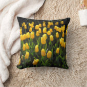 イエローユリップ クッション (ブランケット)