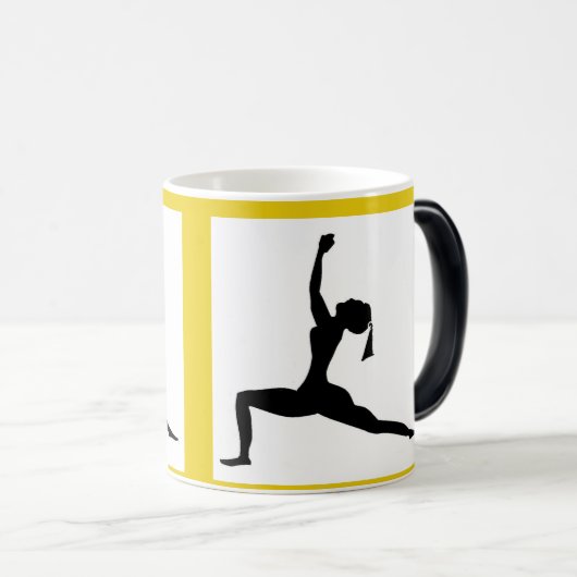 イエローヨガ モーフィングマグカップ (正面右)
