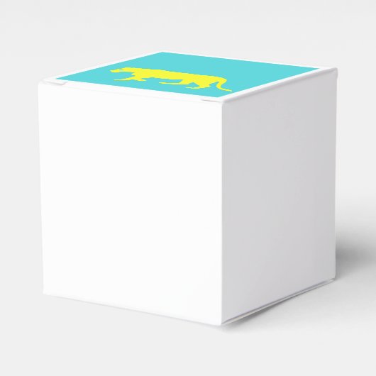 イエローライオンの輪郭 フェイバーボックス (正面サイド)