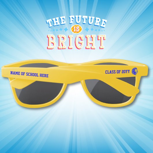 イエローライオンマスコット卒業生 サングラス