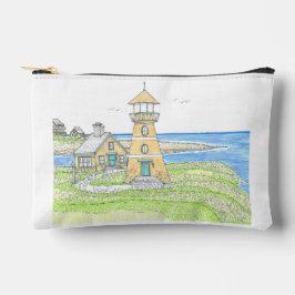 イエローライトハウススモールアクセサリーバッグ アクセサリーポーチ