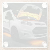 イエローライトバン ガラスコースター (裏面)