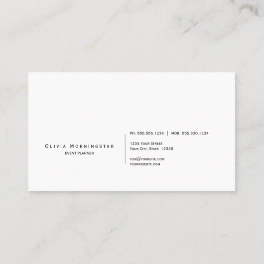 イエローラッシュ美しいラッシュエクステンションメイクアップアーティスト 名刺 (裏面)