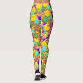 イエローラディーズレギンスのクリスマスクッキー レギンス (裏面)