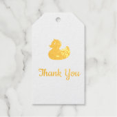 イエローラバーガモ – 誕生日パーティー – ありがとう ギフトタグ (正面)
