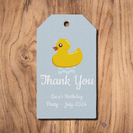 イエローラバーガモ – 誕生日パーティー – ありがとう ギフトタグ