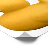 イエローラバーダックかわいいイエローラバーダックアヒルGR ポスター (角)