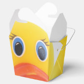 イエローラバーダックベビーシャワー フェイバーボックス (オープン)