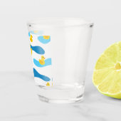 イエローラバーダック模様 ショットグラス (右)