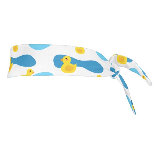 イエローラバーダック模様 タイヘッドバンド (回転90)