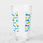 イエローラバーダック模様 タンブラーグラス (左)