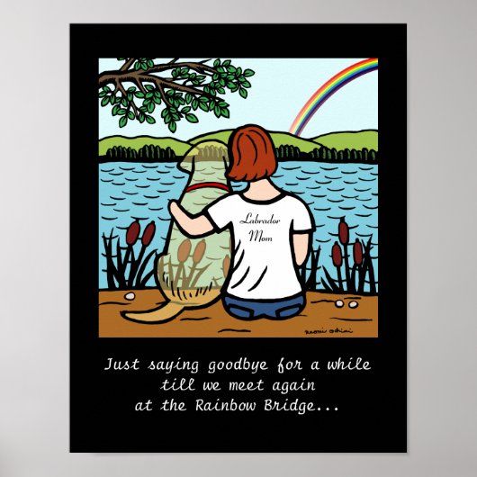 イエローラブラドールエンジェルとママ2 ポスター (正面)