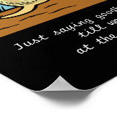 イエローラブラドールエンジェルとマムブロンドLポスター ポスター (角)