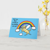 イエローラブラドールガーディアンエンジェル（レインボーブリッジ） カード (黄色い花)