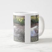 イエローラブラドールジャイアントコーヒーマグ ジャンボコーヒーマグカップ (正面右)