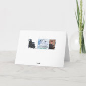 イエローラブラドールバレンタインパピー シーズンカード (裏面)